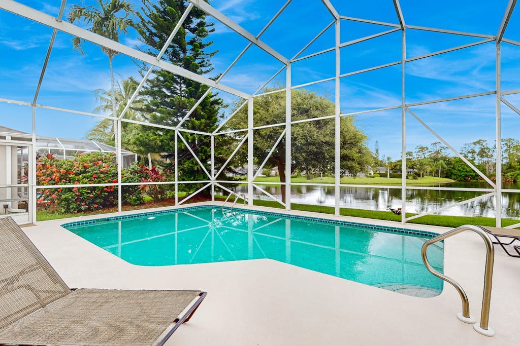 Waterfront Home with Private Pool & Great Views - Close to Golf & Naples Beach