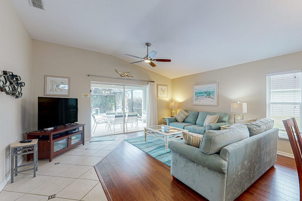 Waterside Home with Private Covered Pool & Patio - Golf Courses Nearby
