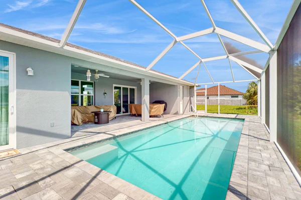Dog-friendly Waterfront home with private pool, on-site fishing