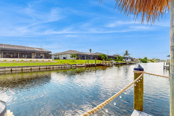 Dog-friendly Waterfront home with private pool, on-site fishing