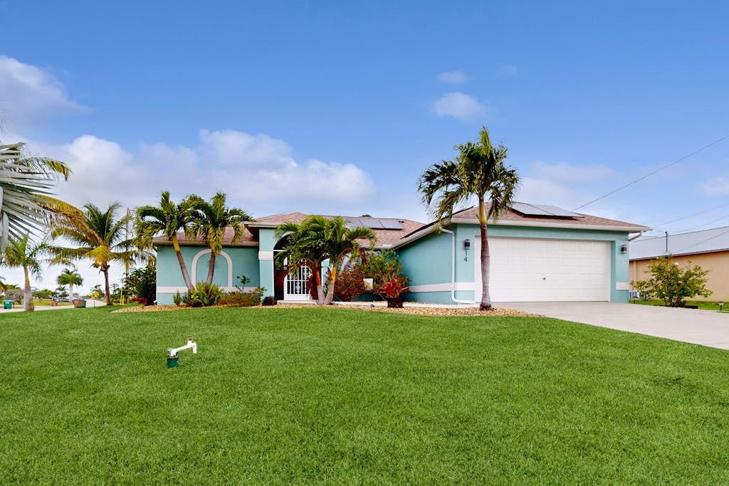 Dog-friendly home with private heated saltwater pool, patio, grill, & streaming