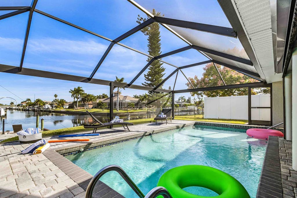 Waterfront retreat with heated pool, dog friendly, & picturesque views