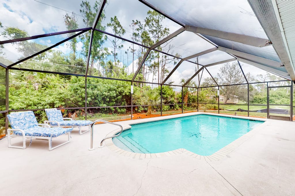 Dog-Friendly Pool Retreat with Lanai, Grill & Central Location