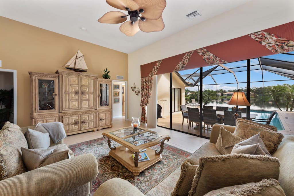 Lakeside paradise with private pool, tennis courts, and more