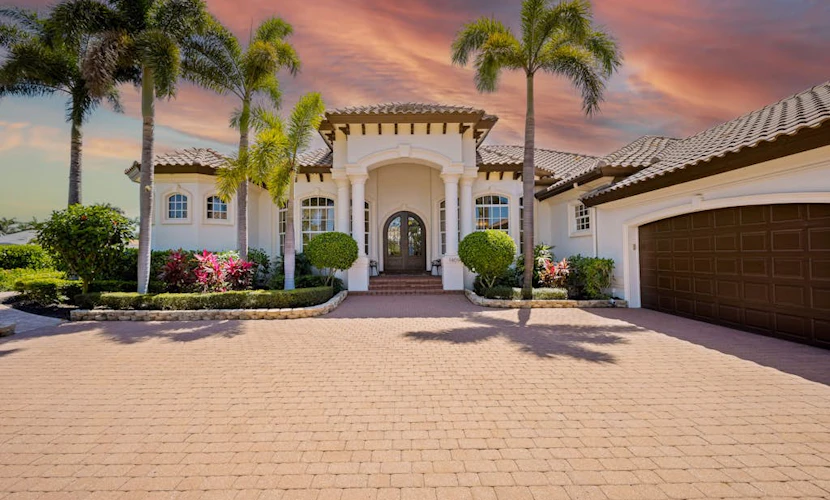 Luxe home near the water with private heated pool, pool spa, grill, firepit, AC