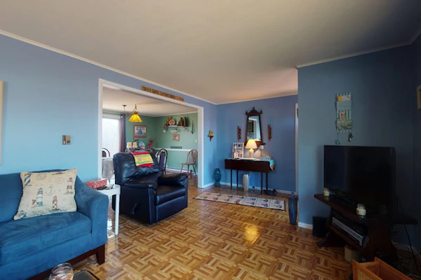 Bright & nautical beach home with enclosed yard & outdoor shower - walk to beach