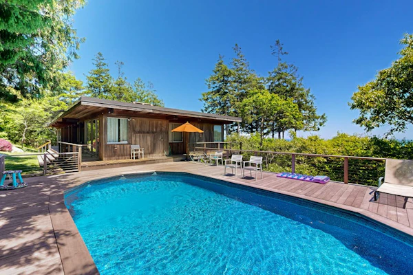 Iconic Mid-Century Home with Gorgeous Ocean Views, Private Pool & Decks