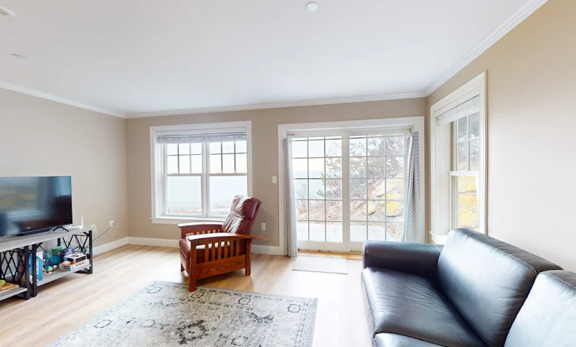 Sleek, modern home with central AC - steps to private beach & near trail