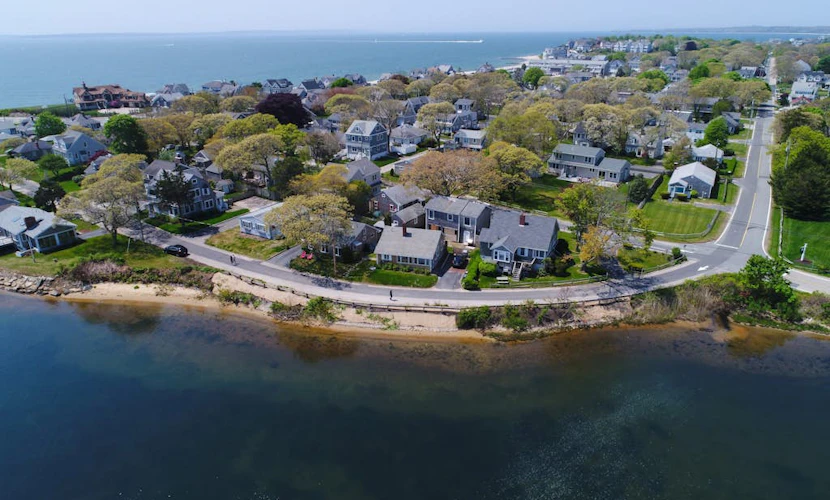Waterfront home with lake views - walk to Falmouth Heights Beach
