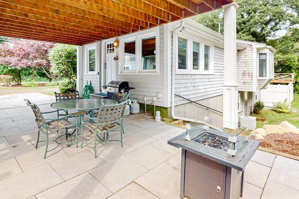 Family home with association beach access and elevated deck
