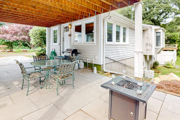 Family home with association beach access and elevated deck