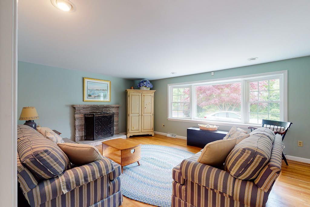 Family home with association beach access and elevated deck