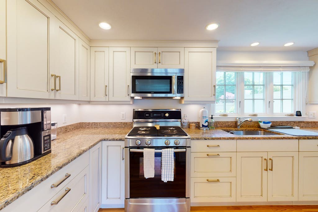 Inviting duplex with central AC, grill, firepit, & walk to beach