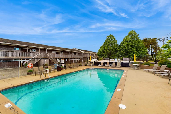 Cozy, Ground-Floor Getaway w/ Free WiFi, a Kitchen, Shared Pool, & Private Patio