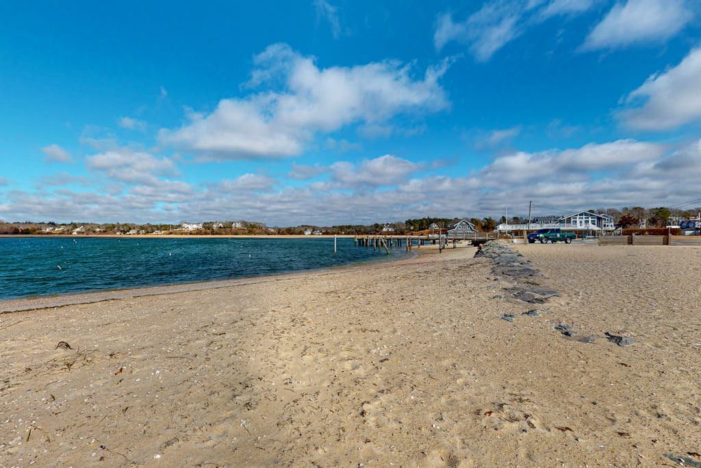 Dog-friendly home with 2 firepits & great deck - 1 mile to Megansett Beach