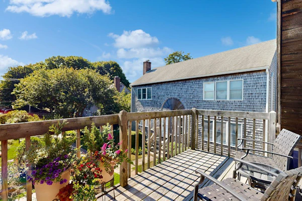 The Lodge | Condo in Provincetown with harbor views & two decks