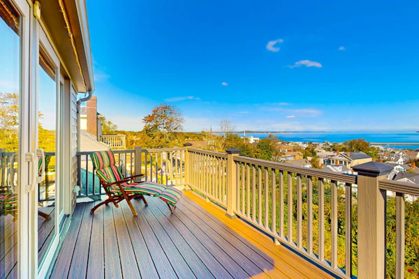 Charming & historical waterfront retreat with patio, W/D, & amazing balcony view