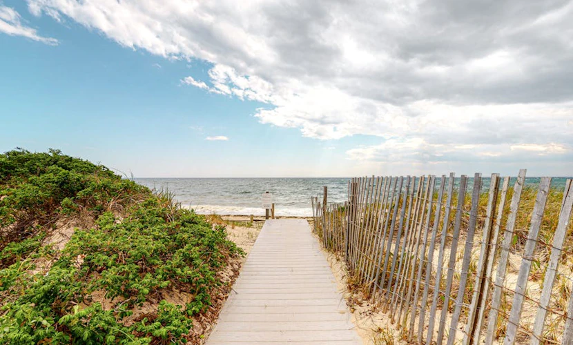 Newly Renovated Studio with AC, Grill – steps from Private Beach