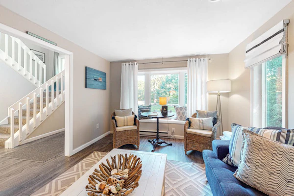 Modern home in a great location with large yard & private patio