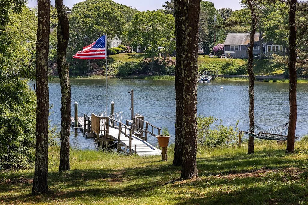 Waterfront property with private dock and access to Nantucket Sound