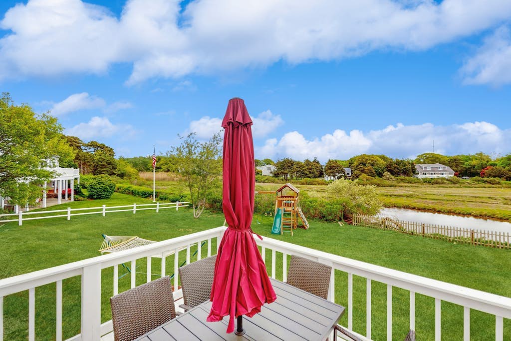 Peaceful waterfront home with private beach, marsh views, AC & spacious interior