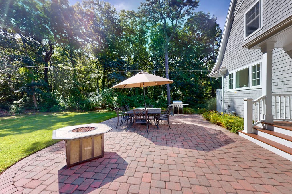 Gorgeously rebuilt Cape Cod estate with lovely grounds, walk to private beach
