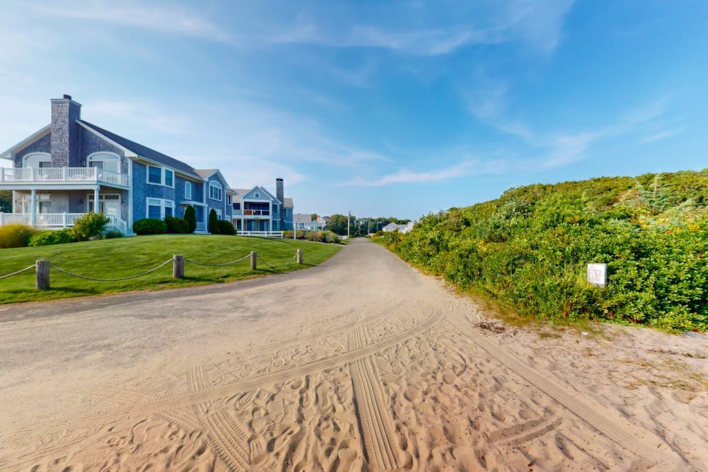 Gorgeously rebuilt Cape Cod estate with lovely grounds, walk to private beach