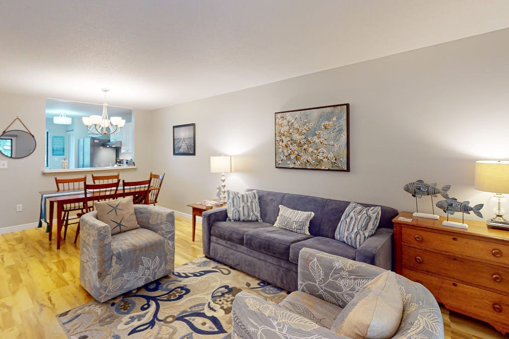 Ocean Edge Resort ground-floor condo with access to pools, hot tub, & tennis