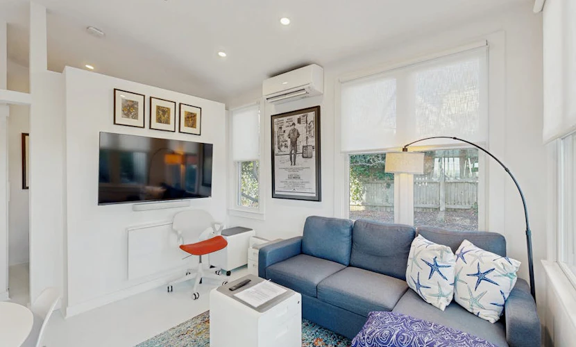 Stylish seaside escape with harborview rooftop deck, patio & steps to nightlife