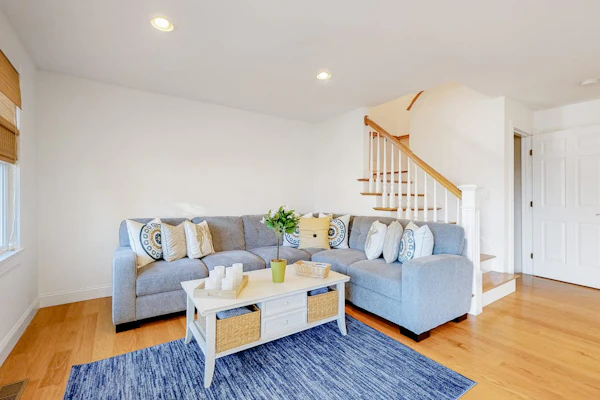 Modern getaway with central AC, home office, patio, WiFi, grill, & private yard