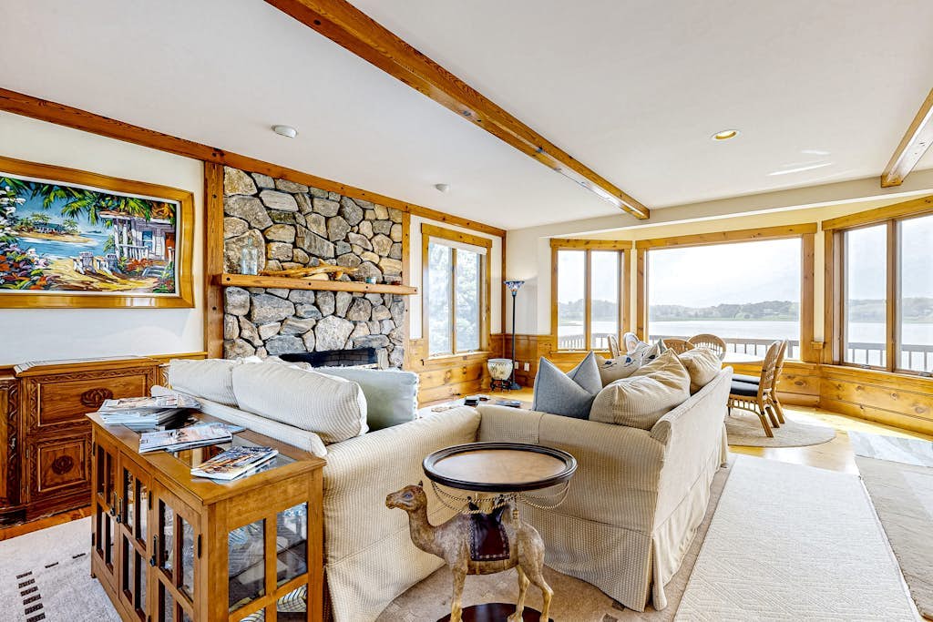 Waterfront house on Bucks Creek Marsh with deck, dock, & kayaks
