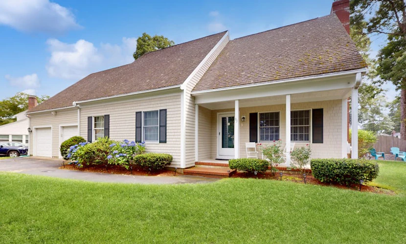 Serene home near the beach with open floor plan, yard, grill, & central AC