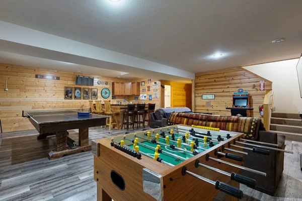 Gorgeous home w/ shared dock and lake access - spacious deck and firepit