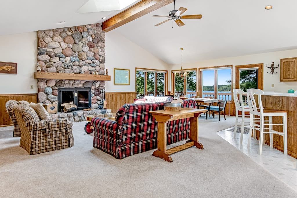Lakefront, Dog-Friendly Home with Lake View, Dock, Central AC, & Wood Fireplace