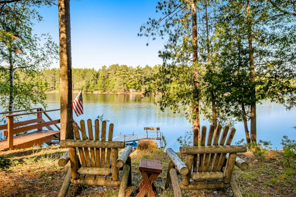 Charming riverfront home with a fireplace, dock, washer/dryer - close to town