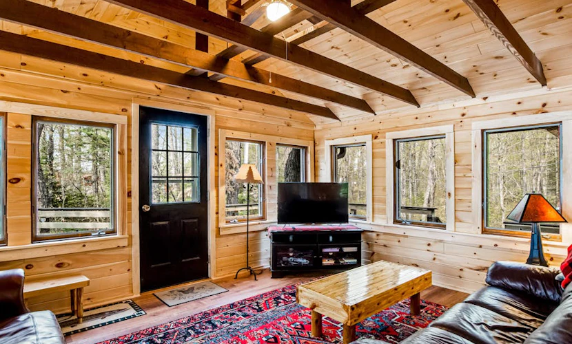 Charming lakefront home with a private dock, gazebo, and W/D
