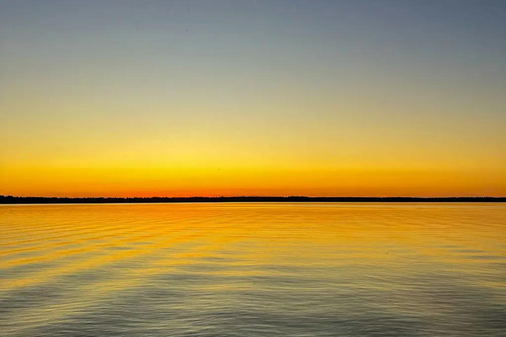 Sundown at Fence Lake