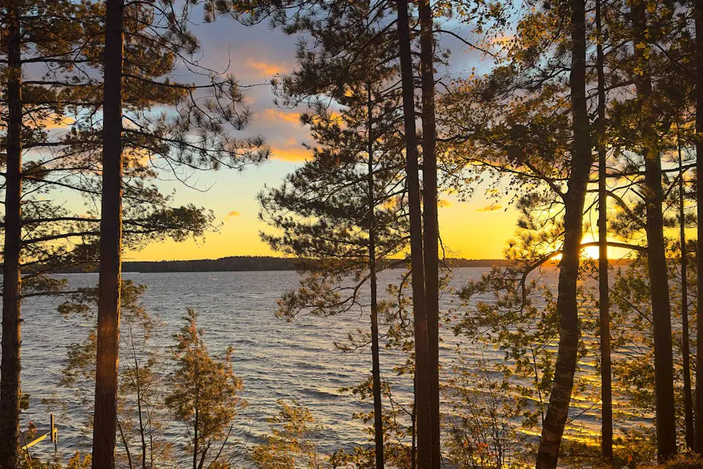 Sundown at Fence Lake