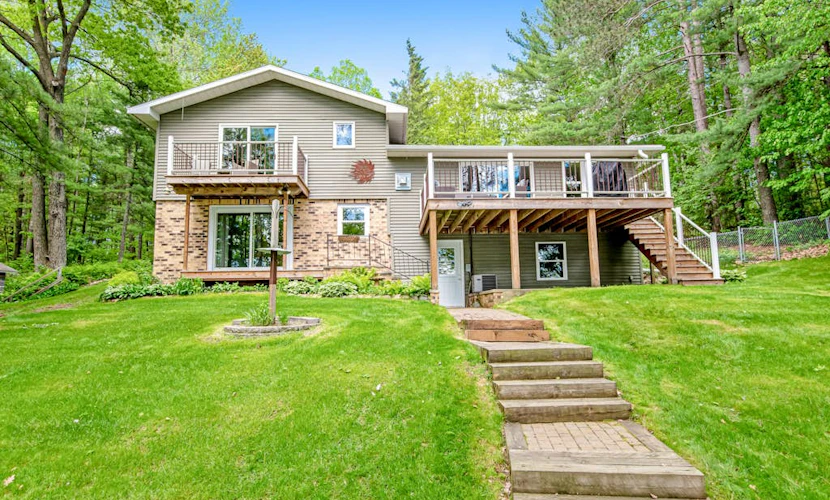 Dog-Friendly Lakefront Home w/Fireplace, Stove, Lake View, Free WiFi, Deck