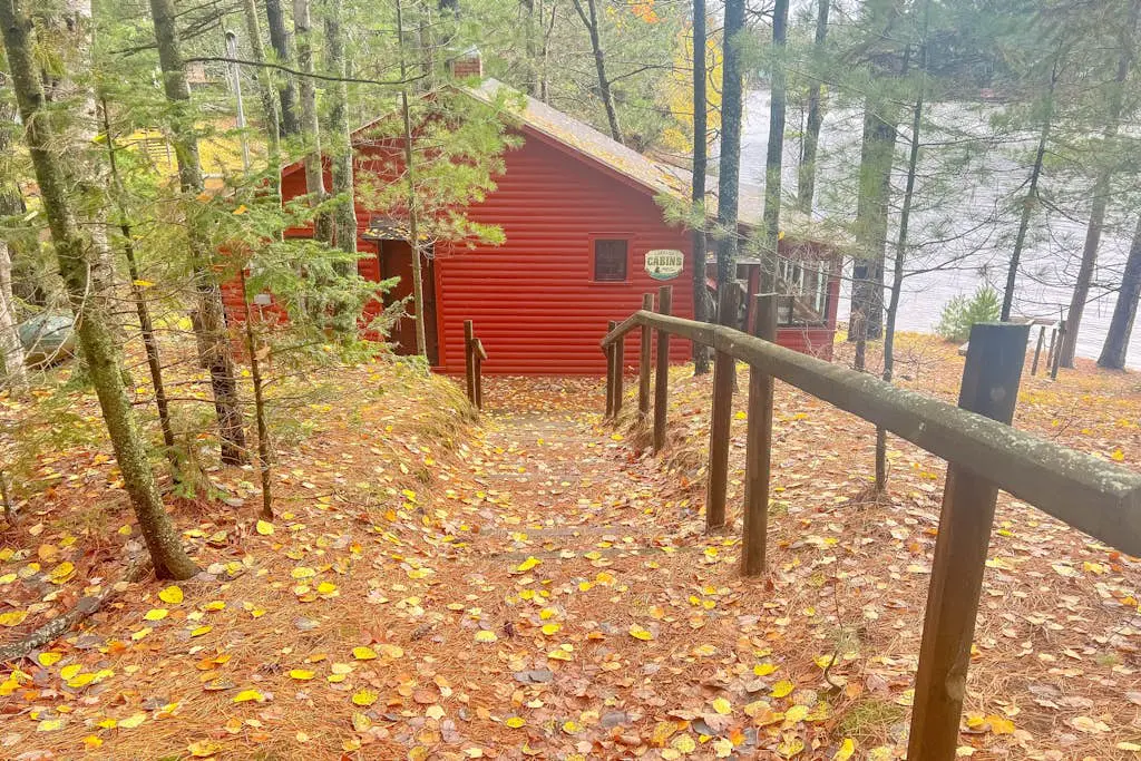 Little Red Lakeside Cabin