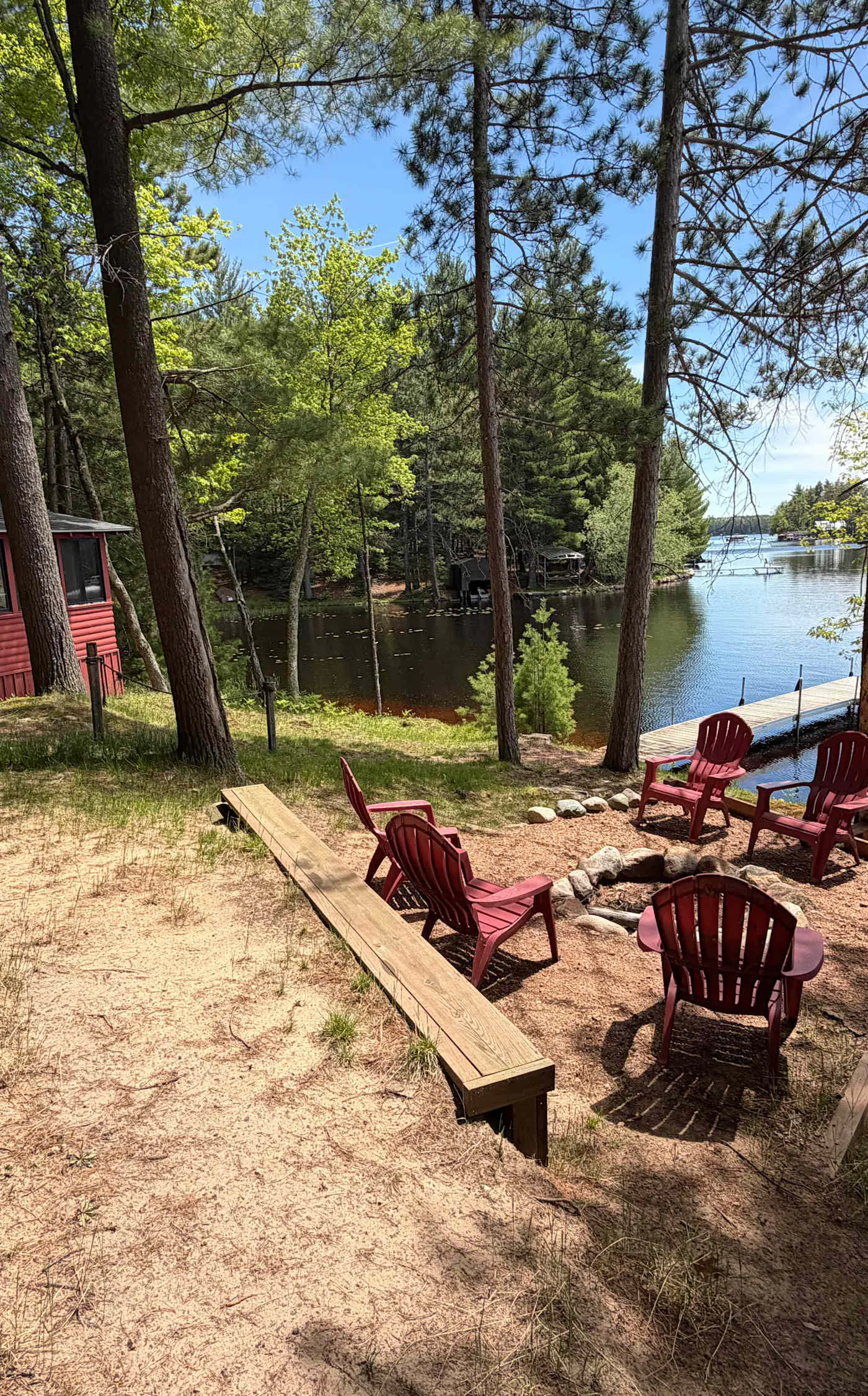 Little Red Lakeside Cabin