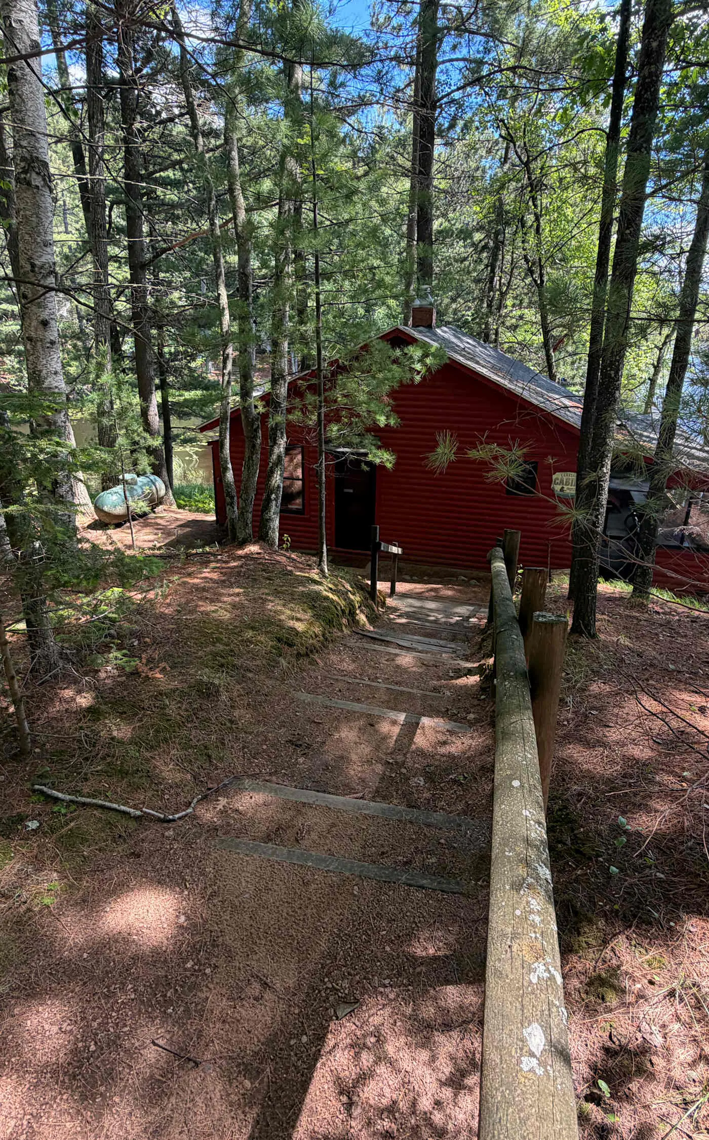 Little Red Lakeside Cabin