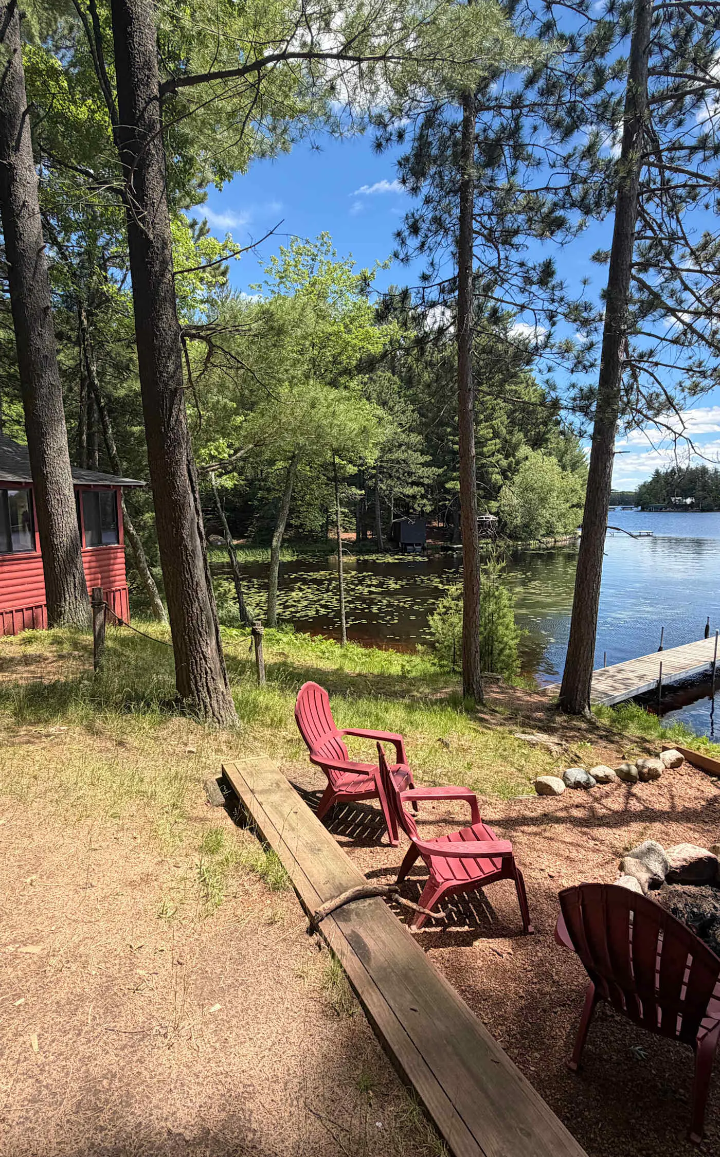 Little Red Lakeside Cabin