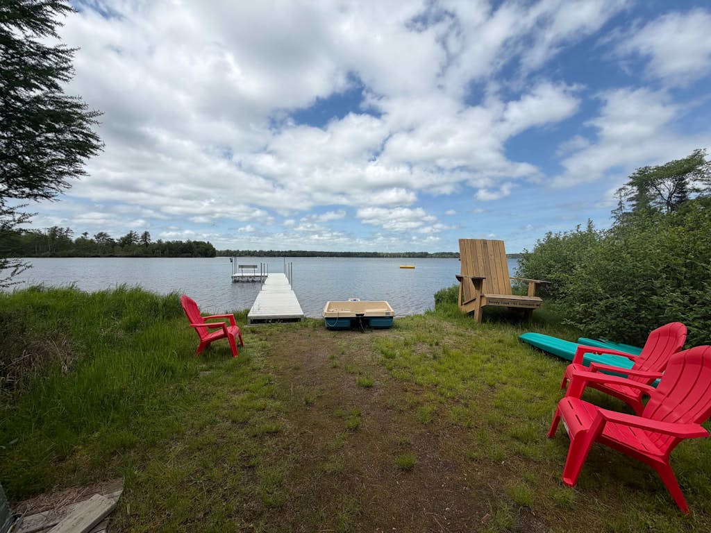 Lakefront home with firepit, large deck, & amazing views
