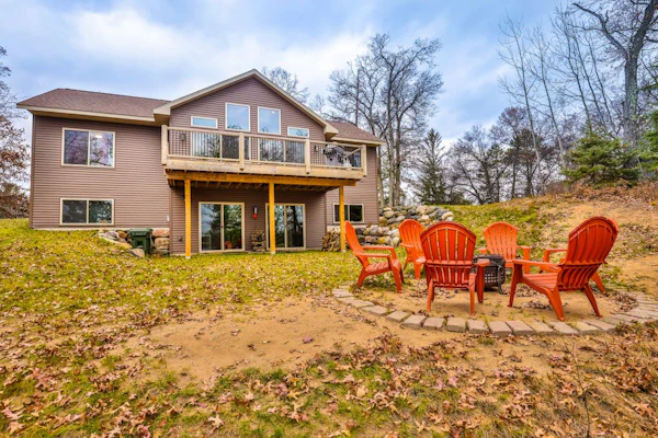 Recreational lakefront home w/ private dock, trails access, & washer/dryer