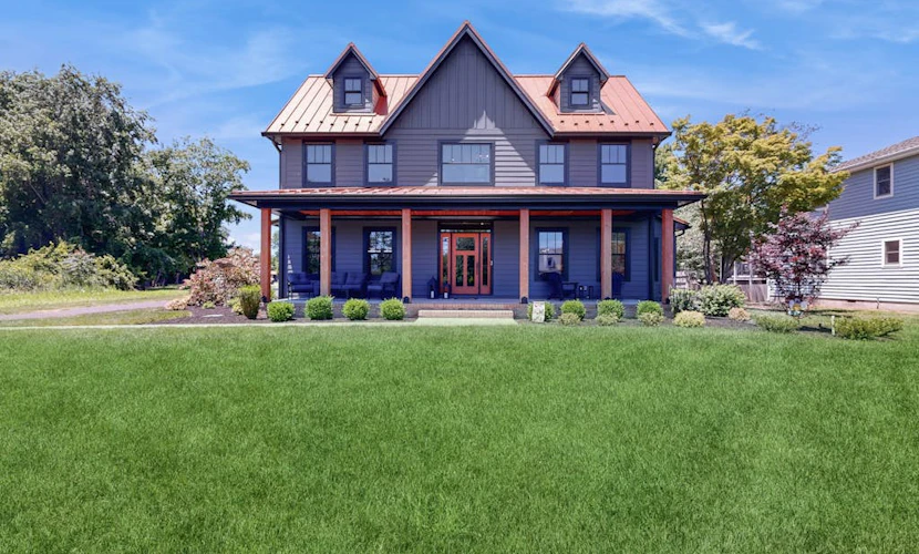 Town of Lewes home with private pool, patio and balcony