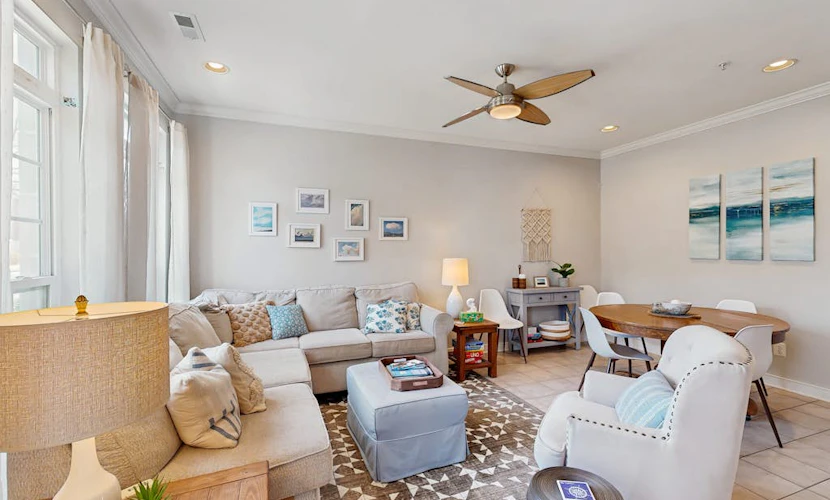 The Villages of Five Points condo w/community pools, tennis courts, shops