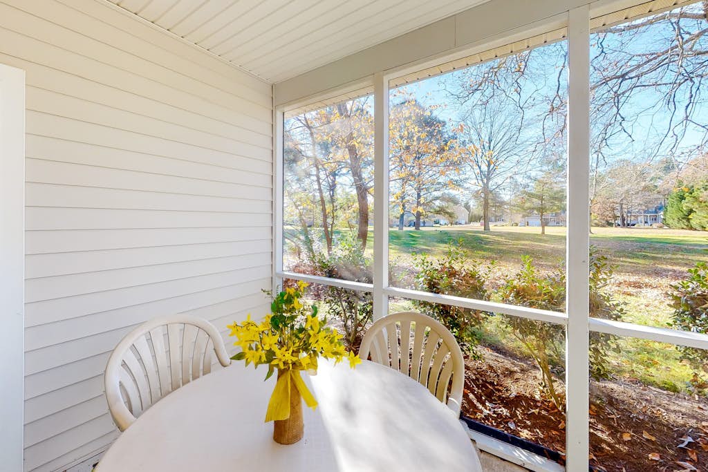 Salt Pond home near the water & beach with screened porch & paid-access pool