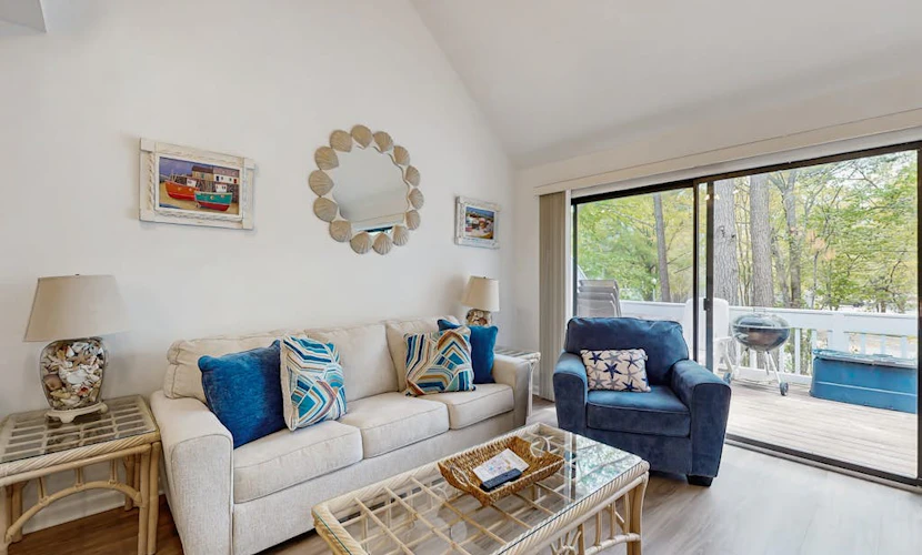 Sea Colony Tennis 2nd Floor Condo W/ Loft, Free WiFi, Balcony & Shared Pools