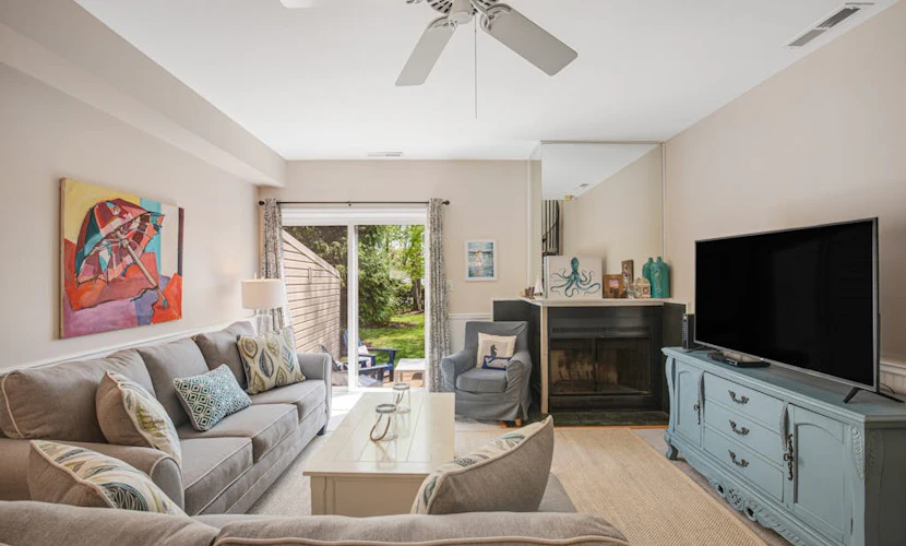 Sea Pines Village Beach House with Fast WiFi, Full Kitchen, A/C, & a Shared Pool